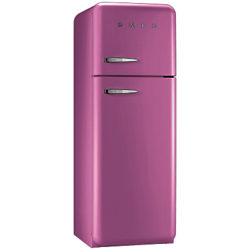 Smeg FAB30RF Fridge Freezer, A++ Energy Rating, 60cm Wide, Right-Hand Hinge Pink